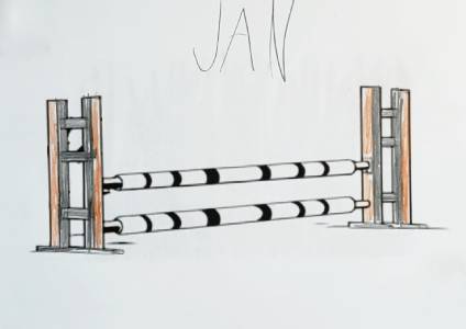 Sample drawing of a horse