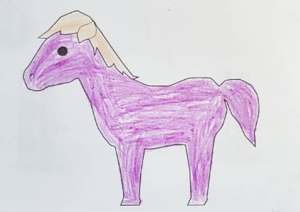 Sample drawing of a cat